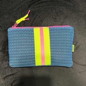 Ipsy Blue Mesh Pouch